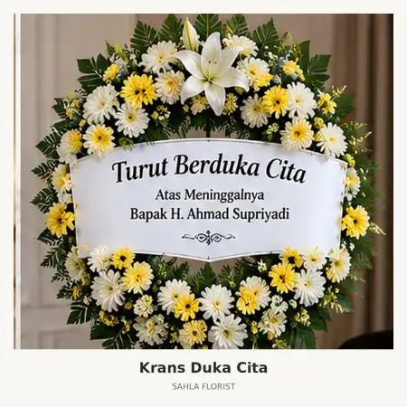 Krans Bunga Duka Pangalengan